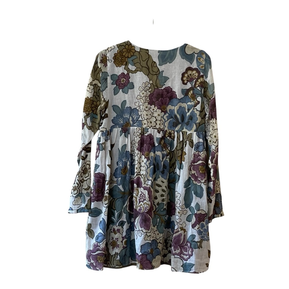 Zara Trafaluc Collection Boho Floral Mini Tunic Dress - Picture 3 of 14